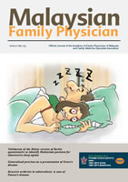 Malaysian Family Physician cover